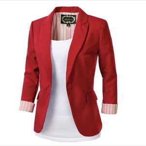 Red Women’s Blazer